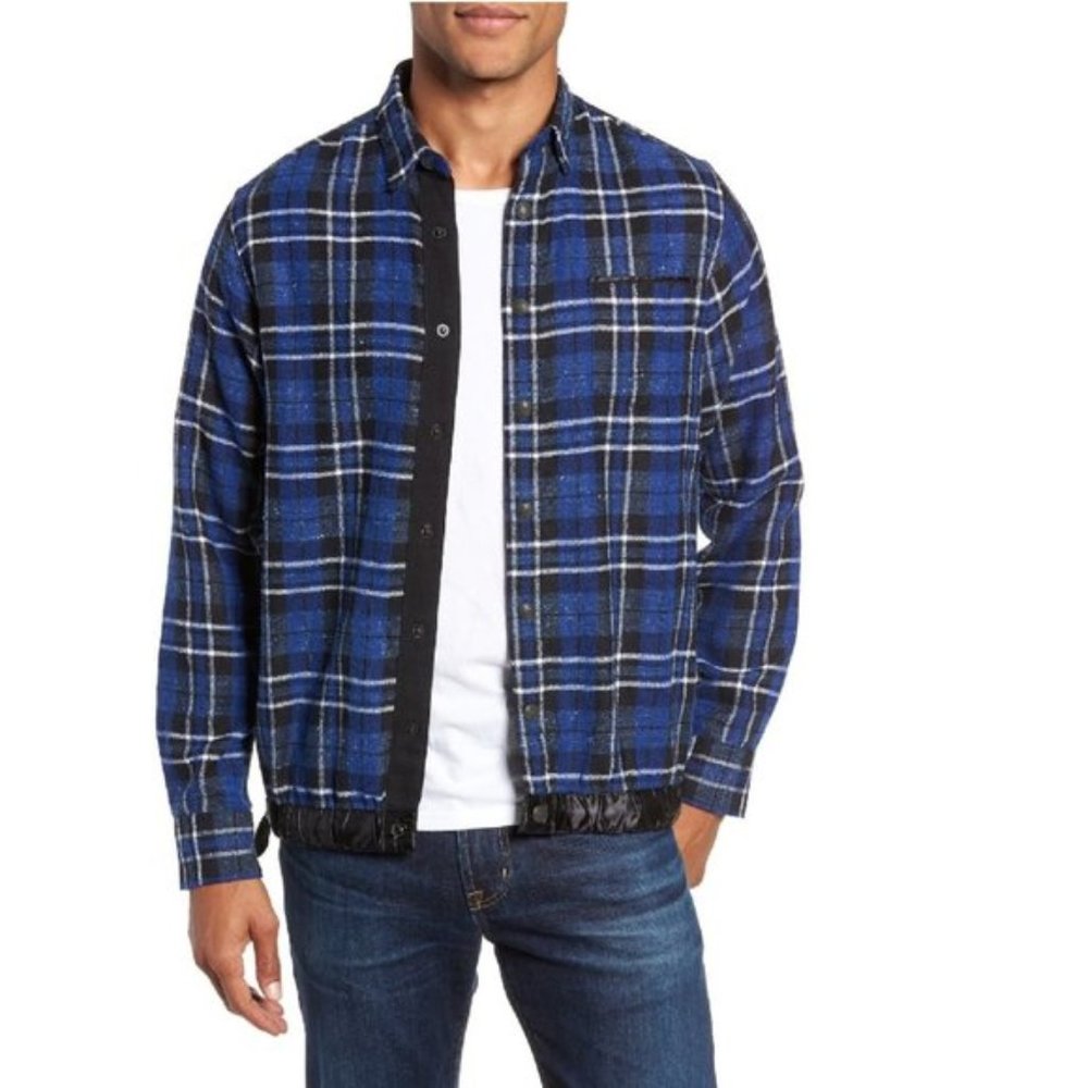 GOOD Man Brand Slim Fit Tartan Shirt Jacket